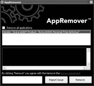 appremover 300x275 AppRemover: Rimuovere i programmi di sicurezza non è mai stato cosi facile!