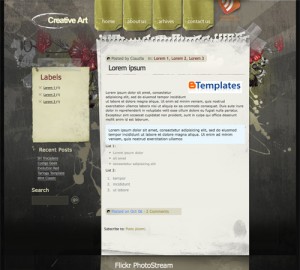 creative-art creative art 300x270 12 imperdibili template per Blogger
