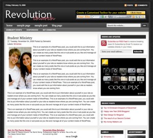 revolution-church revolution church 300x270 12 imperdibili template per Blogger