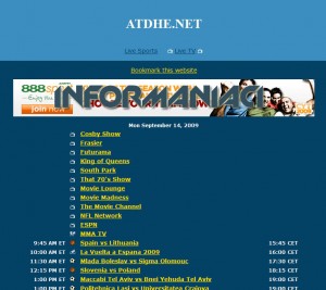 atdhe 300x267 Serie A 09/10 in Streaming gratis online!