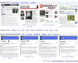 homepageFastFlip 300x243 Google Fast Flip: Nuova grafica per Google News
