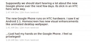500x raygun tweets 300x140 Nexus One: Ultime notizie sul Google Phone