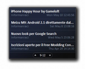 feed reader informaniaci 300x241 Leggere i Feed direttamente dal desktop