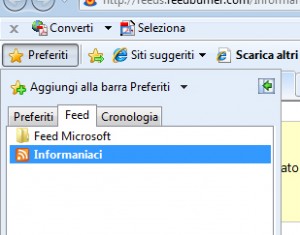preferiti internet explorer 300x235 Leggere i Feed direttamente dal desktop