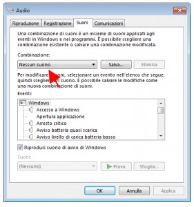 effetti sonori windows 71 281x300 Qualche trucco per velocizzare Windows 7