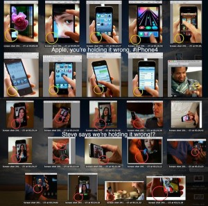 hey apple youre holding it wrong 300x297 Corso per tenere in mano un iPhone 4