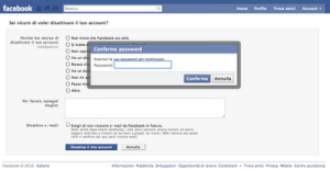disattiva facebook 300x155 Come congelare il proprio profilo di facebook o cancellarlo definitivamente