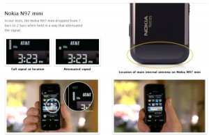 nokia n97 mini t 300x194 Apple ridicola, continua la campagna contro tutti, ora tocca a Nokia