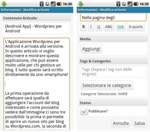 andrW4 300x265 [Android App]   Wordpress per Android