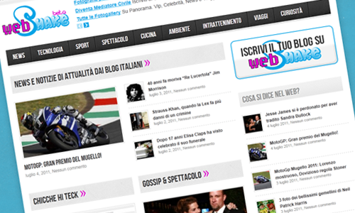 webshake webshake WebShake: nuovo aggregatore per i blog italiani