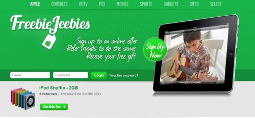 free1 500x232 Come ricevere iPhone 5, iPad e molti altri premi quasi gratis